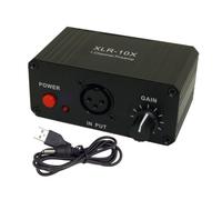 Yominerr XLR-10X Amplificador de Audio Balanceado con Interfaz XLR de 1 Canal NE5532 Preamplificador de Micrófono Dinámico