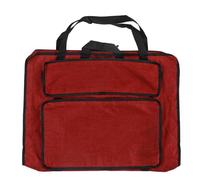 Yomiyuyr Bolsa para Bloc de Dibujo, Estuche para Portafolio de Arte de Lona, Mochila de Gran Capacidad para Artistas, Bolsa de Transporte para Portafolio de Dibujo portátil, (Rojo)