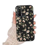 Yomjew Bonita funda para teléfono TCL 30 XL de 6.8 pulgadas, diseño estético de dibujos animados con estampado de flores blancas, funda de silicona suave TPU delgada a prueba de golpes, funda