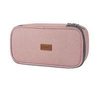 Yommie Estuche XXL Oxford con cremallera, estuche individual para adolescentes, niños y niñas, Sakura rosa, 22/10/6 cm (B/T/H), Estuche para