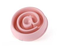 Yommy Ceramic Slow Feed Dog Bowls Small Breed Dog Food Dish for Small Dogs and Cats, 3 Patrones, 3 Colores (Rosa, @形状)