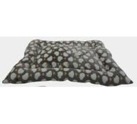 Yommy Colchoneta para Perro con Base Antideslizante, Tela de Franela Suave, 3 Tamaños: S (57x75 cm), M (75x95 cm), L (88x112 cm), Diseño de Huellas o Corazones (Corazon Marron Cafe, Large)