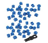 yomoe 300 Piezas de Concentrador LAN Ethernet con Puerto RJ45 Azul, Tapa Protectora Antipolvo con Cerradura y Llave Patentadas