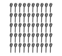 yomoe 50 tornillos boilie de pesca de carpas con anillo sólido, herramienta de cebo Chod Rigs para pesca de carpas, accesorio de aparejos de pesca