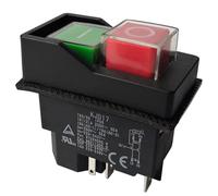yomoe Interruptores electromagnéticos pulsadores para herramientas de jardín KJD17 220V 5 -Terminales