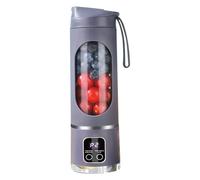 yomoe Licuadora Portátil Recargable por USB, Mini Trituradora de Hielo de 8 Cuchillas con Pantalla Digital, 3 Modos, Color