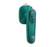 yomoe Mini Plancha Eléctrica Portátil de Mano, Plancha de Vapor Portátil, Plancha de Vapor Pequeña para Viajes en Seco y Húmedo, Enchufe Verde de la UE