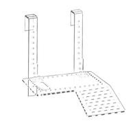 yomoe Nueva Plataforma Colgante para Tomar para Tortugas, Plataforma de Escalada Transparente Perforada con Gancho para Tortugas Pequeñas y Medianas