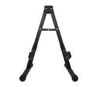 yomoe Soporte Plegable para Guitarra con en A, Estante de Metal Plegable Engrosado para Guitarra Eléctrica Acústica, Soporte de Suelo Vertical para Bajo de Madera