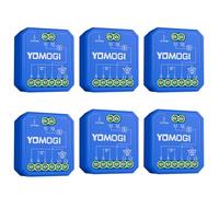 YOMOGI Módulo de Persiana Conectada, Módulo Interruptor para Persianas WiFi, Compatible con Alexa Google Home para Control Porcentual, Remoto, por Voz (Control Porcentual, 6)