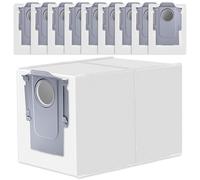 Yonality 10 Bolsas de polvo compatibles con Q Revo/Qrevo Pro/Qrevo MaxV/Qrevo S/S8 Max Ultra Aspirador Robot Aspirador, Juego de Accesorios, gran capacidad bolsas de repuesto