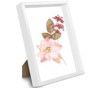 Yonality 3D Marco de Fotos 20.4x29.1 cm, A4 Marcos con Profundidad de Madera, 3 cm Profundo con Placa de Acrílico, para colgar en la pared o en el escritorio regalo de recuerdo familiar