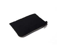 YONBEN Bolsa de Almacenamiento con Cremallera Bolsa de Viaje y cosmética para Mujer Simple y Elegante Lona de algodón (Negro-Mejorar)