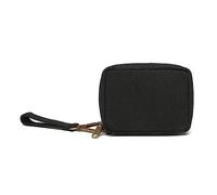 YONBEN Bolsa de almacenamiento de lona para mujer, pequeño bolsillo para cambio diseñado con múltiples contratos para una mejor clasificación de artículos, Negro -, Moda