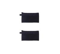 YONBEN Bolsa de depósito de dinero con cremallera, soporte ligero para dinero y bolsa para lápices, bolsa de nailon impermeable para cambio de monedas, Negro -