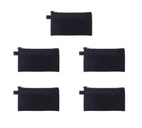 YONBEN Bolsa de dinero con cremallera, ligera, de nailon, impermeable, monedero, Negro -, Sencillo