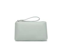 YONBEN Bolsa de Nailon para Maquillaje, Bolsa de Maquillaje Impermeable con Bolsillo con Cremallera para Tarjetas de crédito, Gris/Nailon, Sencillo