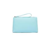 YONBEN Bolsa de Nailon para Maquillaje, Bolsa de Maquillaje Impermeable con Bolsillo con Cremallera para Tarjetas de crédito, Verde Menta/Nailon, Sencillo