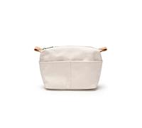 YONBEN Bolsa interior de lona con cierre, bolsa de mano intermedia, bolsa interior de almacenamiento, bolsa de cosméticos multifuncional, Beige, CH, Bolsa de almacenamiento multifuncional para