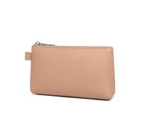 YONBEN Bolso de Mano de Piel sintética para Maquillaje, Simple y práctico, pequeña y Exquisita Bolsa de Almacenamiento, PU/Rosa Camello, Sencillo