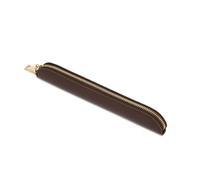 YONBEN Cartucheras De Maquillaje Pure Color Simple Mini Pencil Case (Marrón Oscuro)