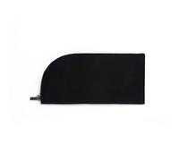 YONBEN: Estuche de lona cartucheras organizador de lápices simple bolsa de papelería de gran capacidad (negro, S)