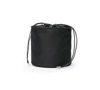 YONBEN Organizador de bolso alto para mujer, de lona, redondo, organizador de bolso, organizador de bolso redondo, bolsa de cosméticos, bolsa de maquillaje (M, nailon-negro)