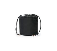 YONBEN Organizador de bolso alto para mujer, organizador redondo de lona, organizador de bolso, organizador redondo para cosméticos, bolsa de maquillaje (S, nailon-negro)