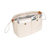 YONBEN Organizador divisor de bolsas, organizador de lona de algodón, organizador de bolsa grande, organizador de bolso extragrande, organizador de inserción de bolso (S)