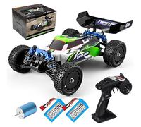 YONCHER YC350 RC Coche teledirigido 1:14 45 + km/h 4WD Offroad Todoterreno Coche Eléctrico RC Coche Monster Truck Buggy Alta Velocidad Crawler con 2 Baterías para Adultos Niños
