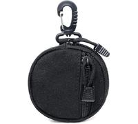 YONCONO - Bolsa táctica multifunción pequeña Molle, bolsa compacta EDC para accesorios de utilidad militar, bolsa de almacenamiento para mini llaves, monedero, auriculares inalámbricos (negro)