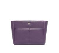 YONEBN - Bolsa de almacenamiento de poliuretano, ligera, de gran capacidad, simple bolsa interior organizadora (PU/Anémona Morado)