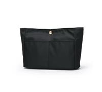 YONEBN - Bolsa de almacenamiento impermeable, ligera, de gran capacidad, de nailon, bolsa interior, organizador de bolso, Nailon/negro, S