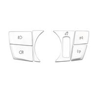 yoneleu Compatible con BMW para G30 G31 2018 2019 2020 2021 2022 Botones De Interruptor De Estilo De Coche Embellecedores Pegatinas Interiores Piezas Y Accesorios Pegatinas Botón Coche