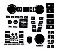 yoneleu Compatible con VW para Touareg 2005 2006-2009 Volante A/C Ventana Climatizador Desgastado Pelado Botones Reparación Adhesivo Accesorios para Coche Pegatinas Botón Coche