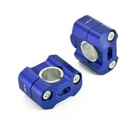 yoneleu Elevador de Manillar Compatible con CRF300L para CRF250L 22mm 28mm Adaptador De Elevadores De Manillar Kit De Barras Elevadoras De Manillar De Motocicleta Todoterreno(Bluev)