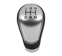 yoneleu Palanca Marchas Cambio Compatible con Mazda 323 2003-2006 6 2006-2011 3 BK 2006 2010 Perilla De Cambio De Marchas Cabezal De Cambio Accesorios De Estilo De Coche Adaptador De Cambio(Silver)