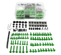 yoneleu Tornillos de Motocicleta Compatible con Yamaha para XTZ1200 XV1000 XV1100 Motocicleta Parabrisas Cuerpo Carenado Pernos Tornillos Moto Partes Mecánicas(Green)
