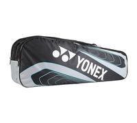 YONEX Bolsa de bádminton BT5 | 2 Compartimentos con Cremallera para Almacenamiento de 3 Raquetas y Ropa |, Negro y Gris, S, Deportivo