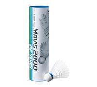 YONEX Mavis 2000 Volantes de Badminton (1/2 Docena), 79-Rapido-Rojo