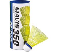 YONEX Mavis 350 M-350BP - Juego de 3 Pelotas de bádminton (Nailon, Mediano), Color Azul