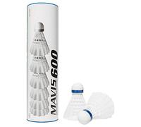 Yonex Mavis 600 Shuttlecocks - 6-Tube White - Medium, White by Yonex