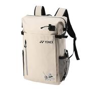 YONEX Mochila BA292CR - Material duradero y resistente al agua, compartimento independiente para zapatos (caqui beige)