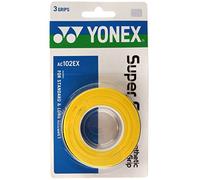 Yonex Overgrip Super GRAP 3er - Mango de Raqueta de Tenis, Color Amarillo, Talla Standard