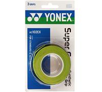 Yonex Overgrip Super GRAP 3er - Mango de Raqueta de Tenis, Color Verde, Talla Standard