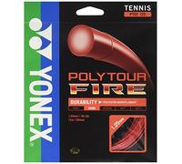 YONEX Poly Tour Fire - Juego de Cuerdas Rojo, 1,2 mm