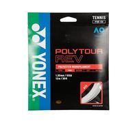 Yonex Poly Tour Rev 12M Set White Tenis Sets Individuales 12M Monofilamento Blanco 1,25
