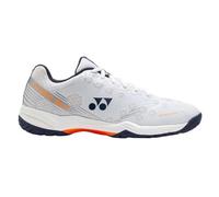 YONEX Power Cushion SHBSB1 Strider Beat - Zapatillas de bádminton, color blanco y naranja, blanco y naranja, 10 UK