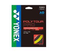 YONEX Saitenset Poly Tour Pro - Cordaje de Raqueta de Tenis, Color Amarillo, Talla 12 m
