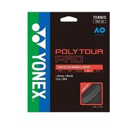 Yonex Saitenset Poly Tour Pro - Cordaje de Raqueta de Tenis, Color Negro, Talla 12 m